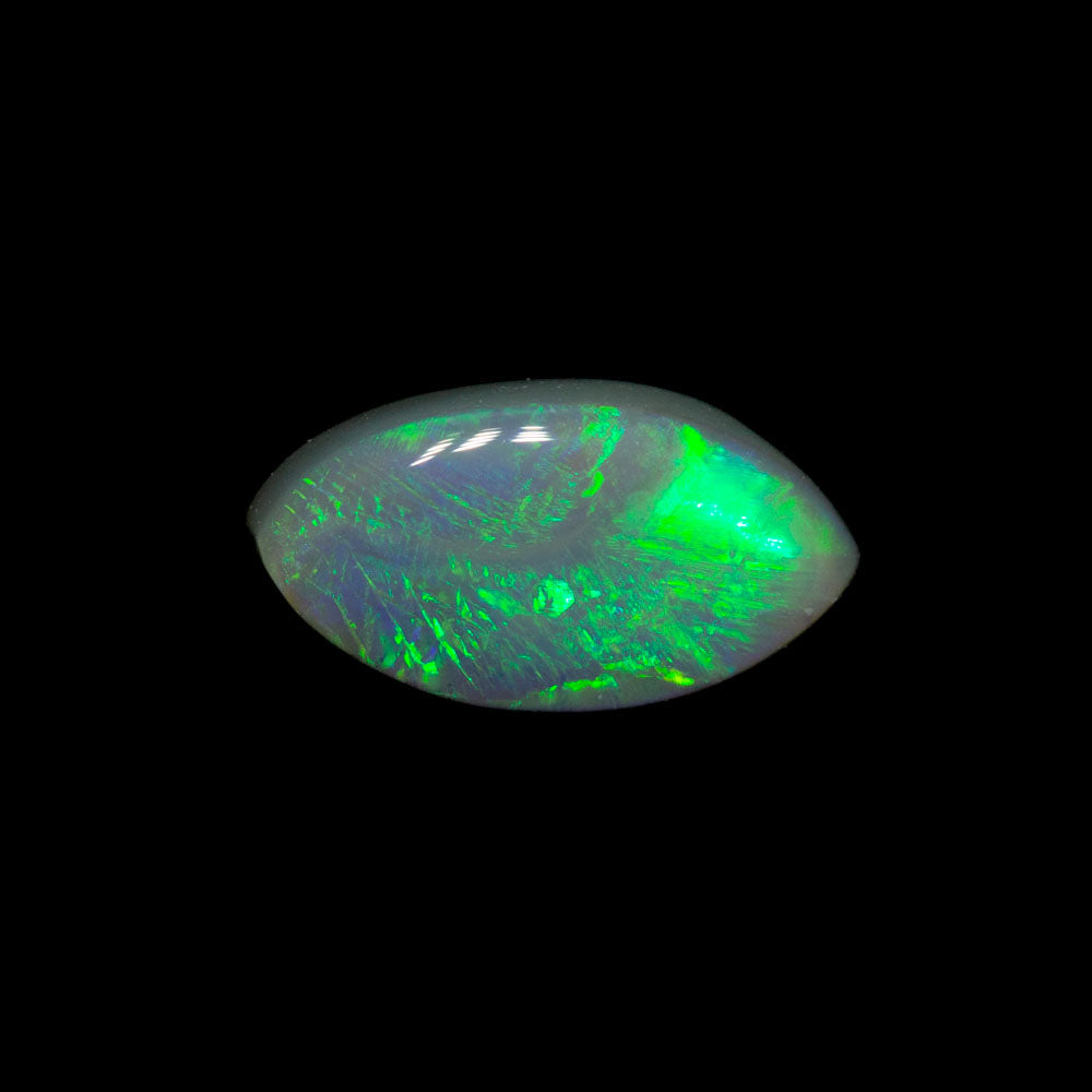 0.60 ct dark opal 8.1x4.4x2.5mm