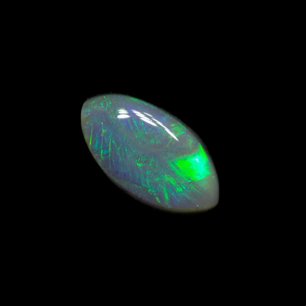 0.60 ct dark opal 8.1x4.4x2.5mm