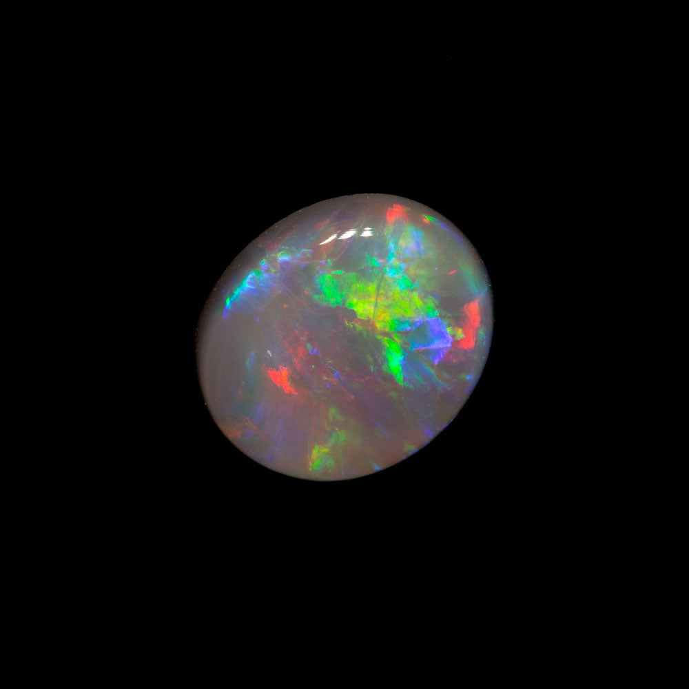 0.61 ct dark opal 6.7x5.8x2.2mm