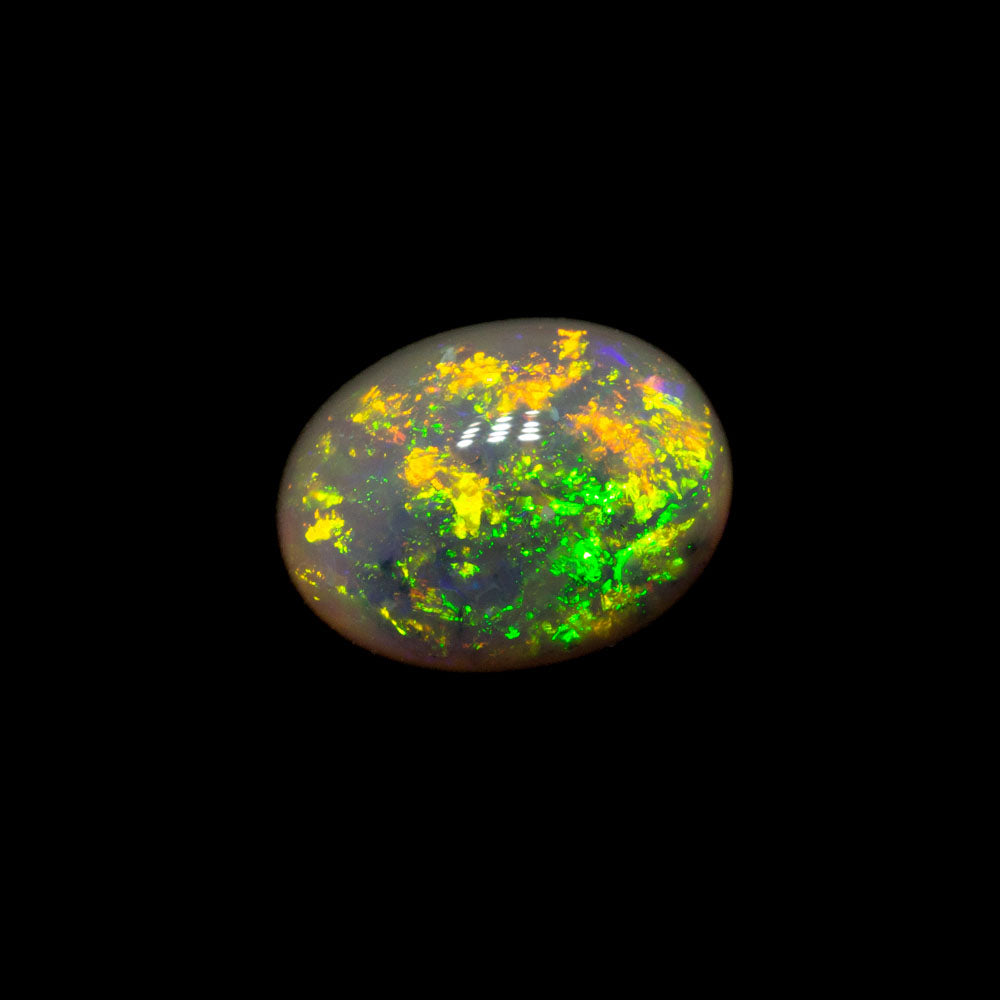 0.61 ct dark opal 6.6x4.9x2.9mm