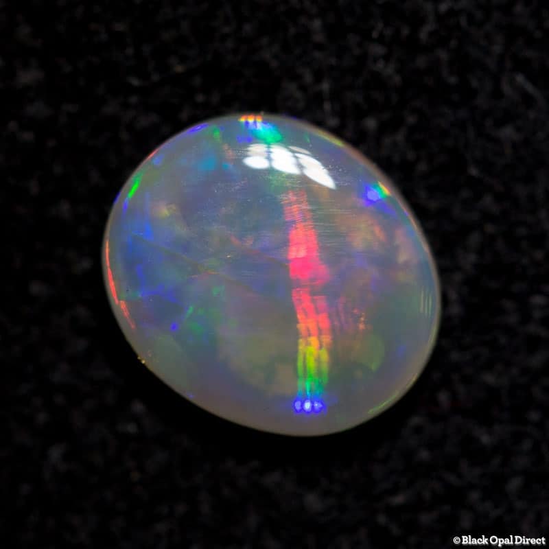 0.62 ct crystal opal cats eye pattern 7x6x2mm