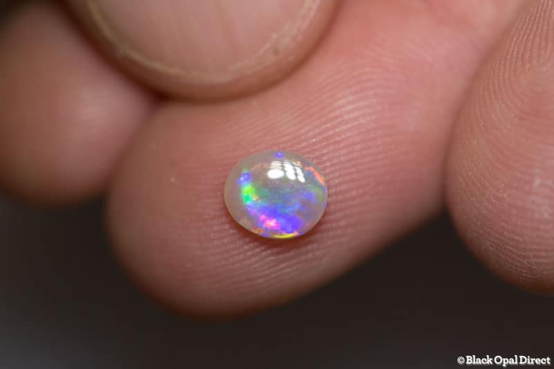 0.62 ct crystal opal cats eye pattern 7x6x2mm
