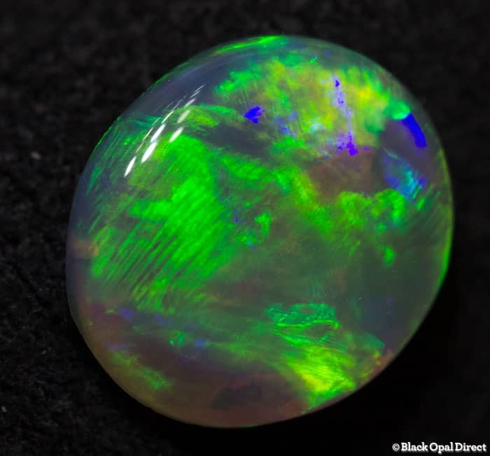 0.62 ct gem creen crystal opal 7x6x2mm