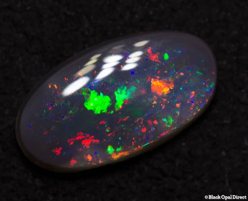 0.62ct semi black opal
