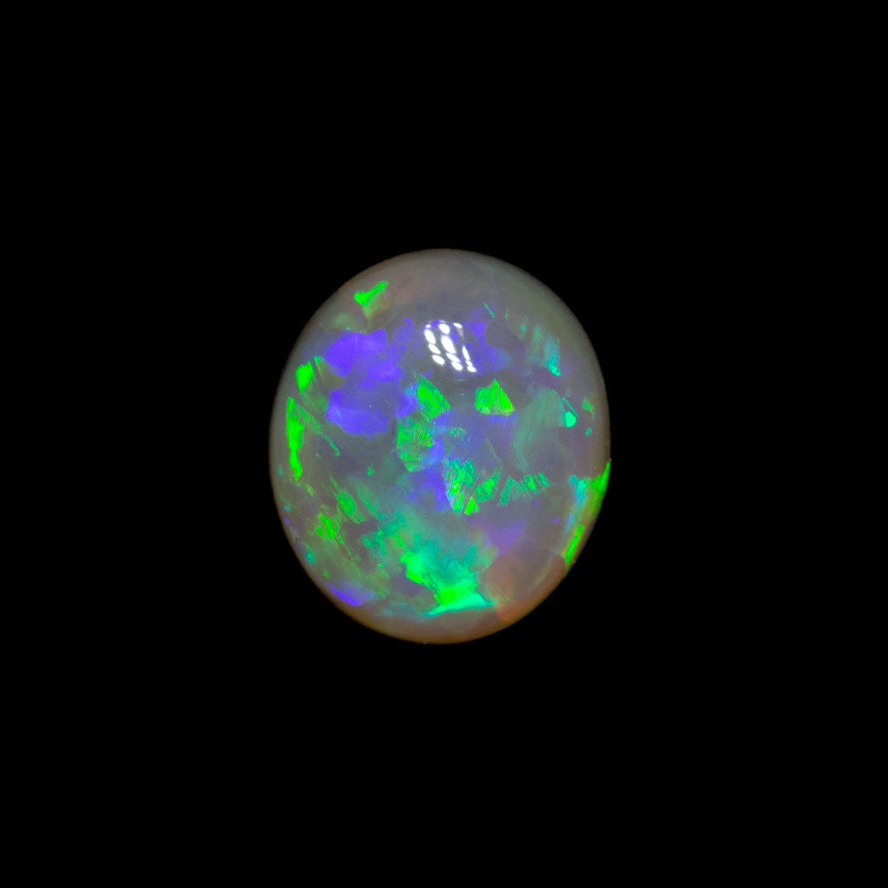 0.63 ct dark opal 6.6x5.7x2.8mm