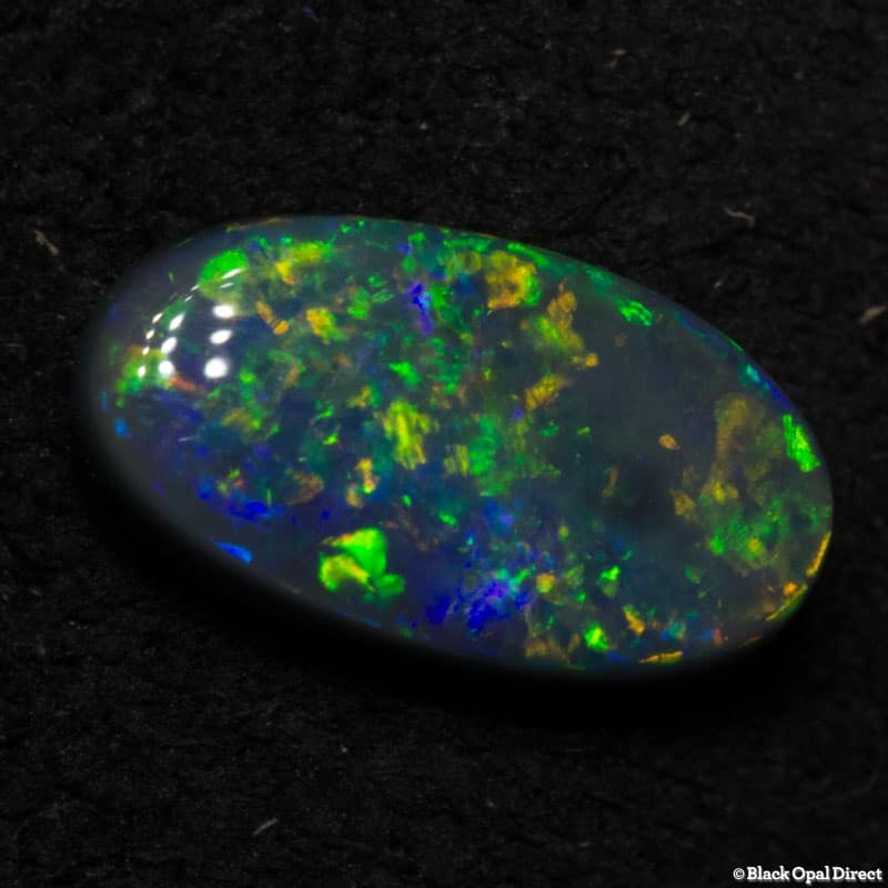 0.63 ct black opal 8x4x2mm
