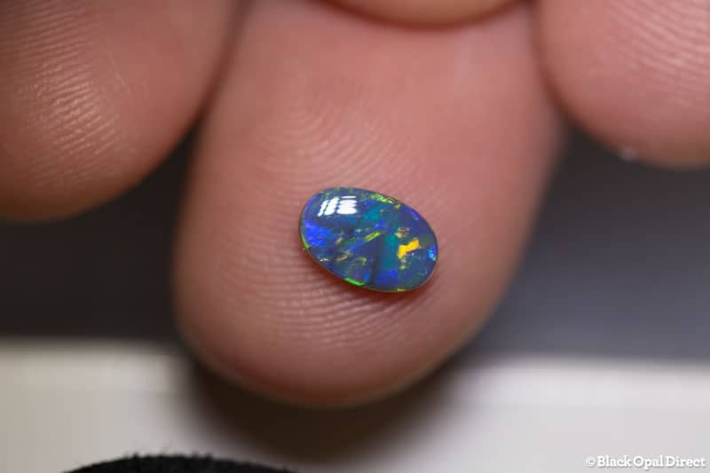 0.63 ct black opal 7.8x5x2mm