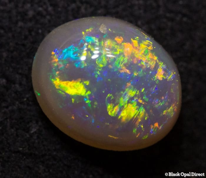 0.63ct semi black opal