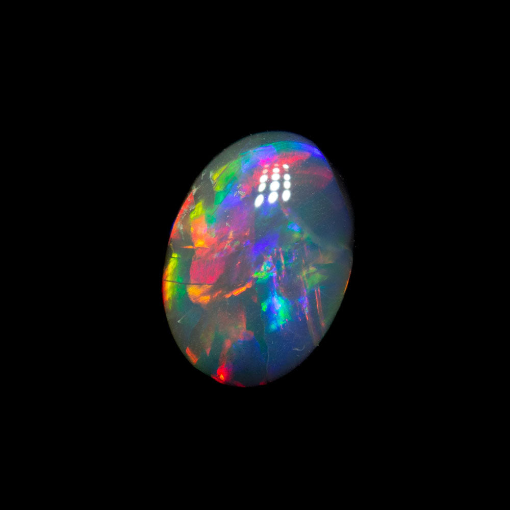 0.65 ct black opal 7.1x5x2.8mm