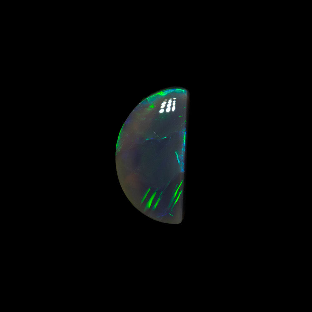 0.66 ct black opal 8.2x4.3x2.6mm