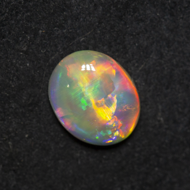 0.66 ct crystal opal 7x5.7x2.6mm