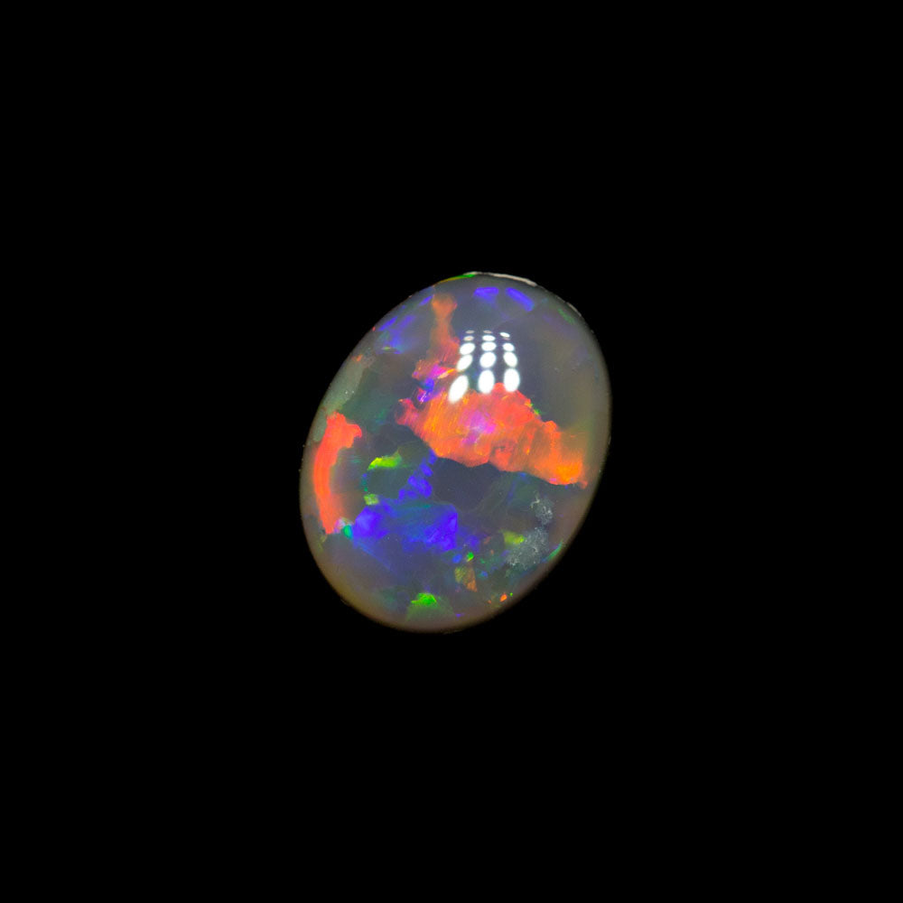 0.66 ct dark opal 6.7x5.2x2.8mm