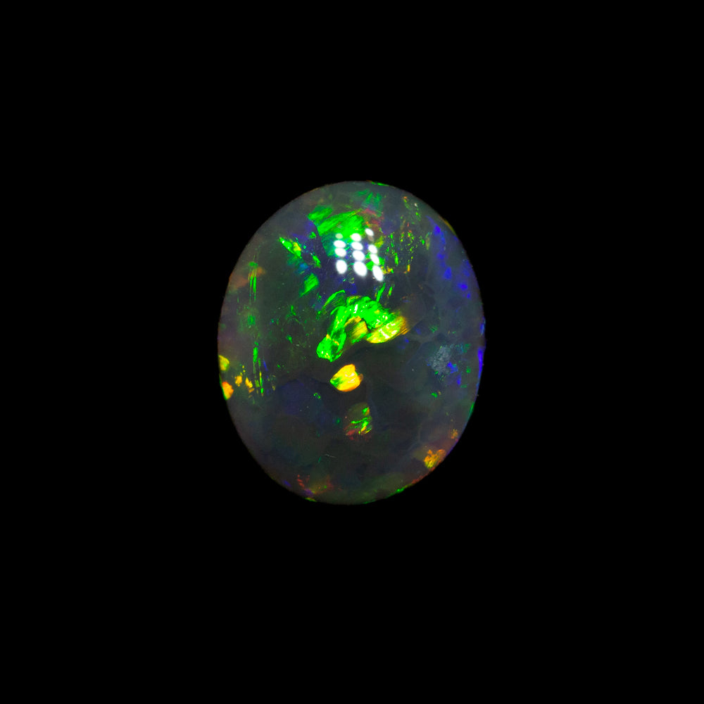 0.66 ct black opal 6.7x5.5x2.8mm