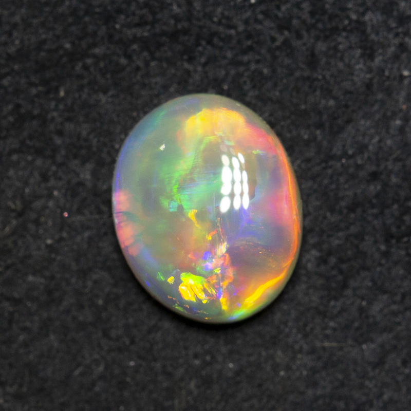 0.66 ct crystal opal 7x5.7x2.6mm
