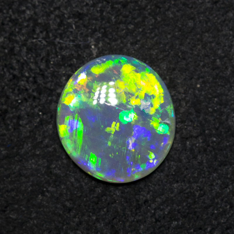 0.69 ct crystal opal 7.1x6.6x2.2mm