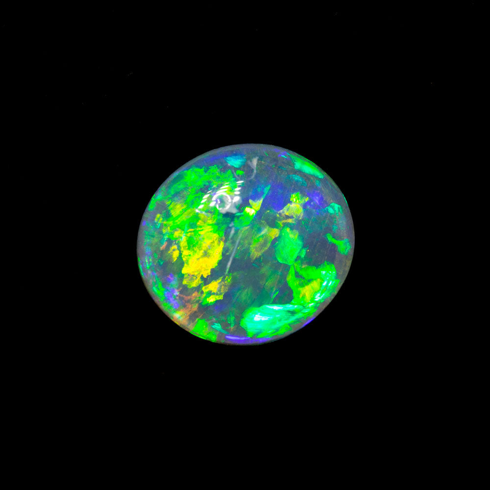 0.69 ct crystal opal 7.1x6.6x2.2mm