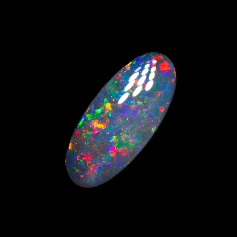 0.70 ct black opal 11.2x5x1.9mm