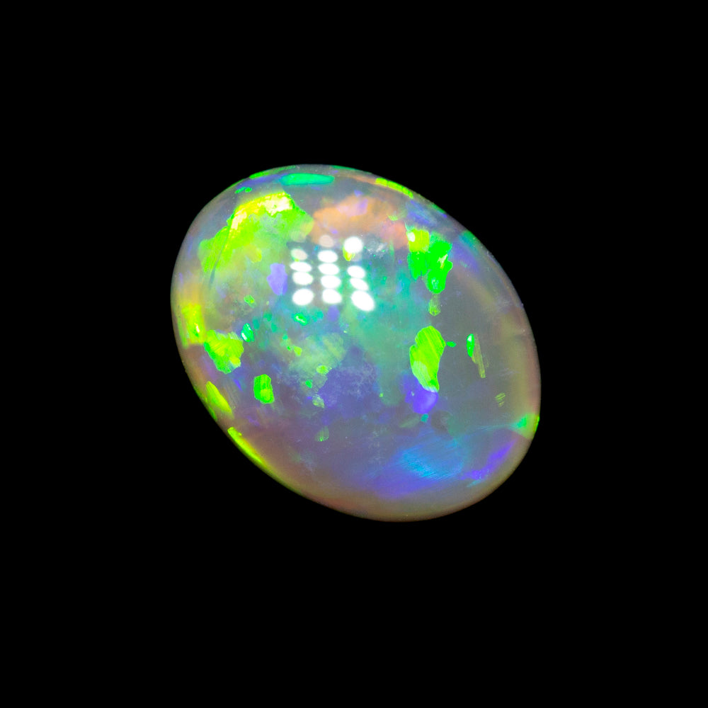 0.70 ct dark crystal opal 7.7x6x2.5mm