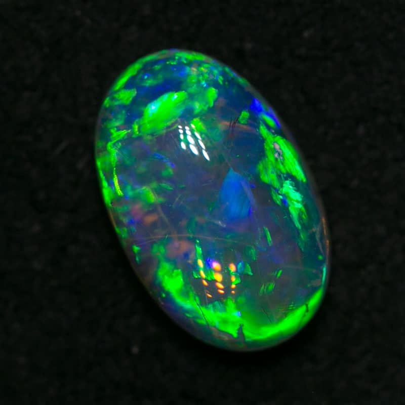 0.70 ct gem double sided crystal opal 7.5x4.5x3mm