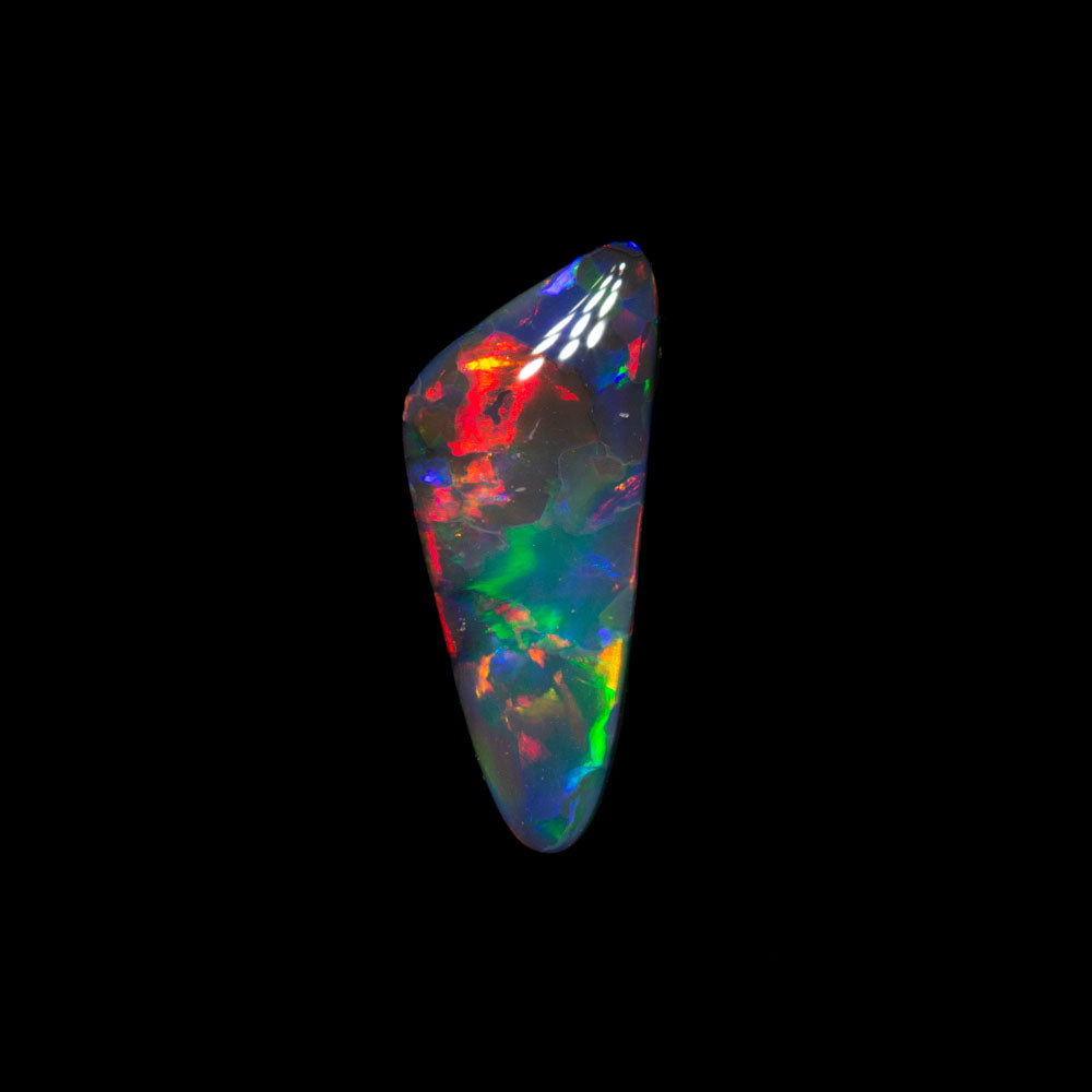 0.71 ct black opal 10.2x4.3x2.6mm