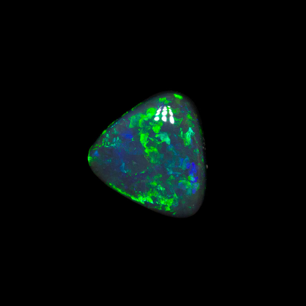 0.72 ct black opal 6.5x6.4x2.6mm