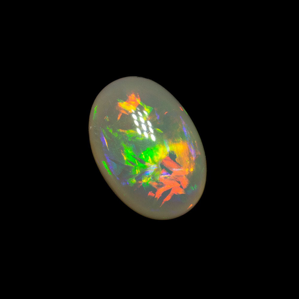 0.72 ct dark opal 7.1x5x3.1mm