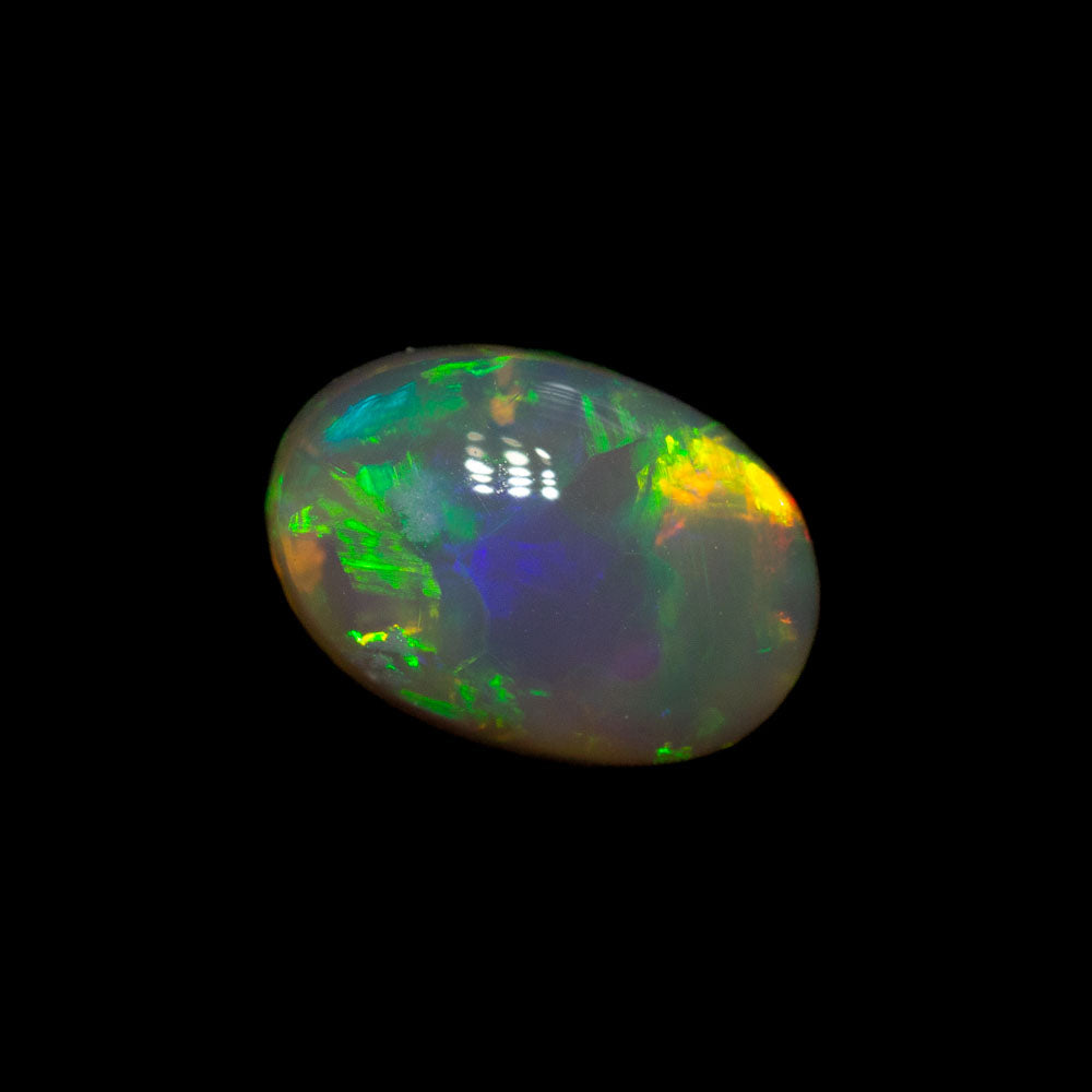 0.74 ct dark crystal opal 7.2x5x3.3mm