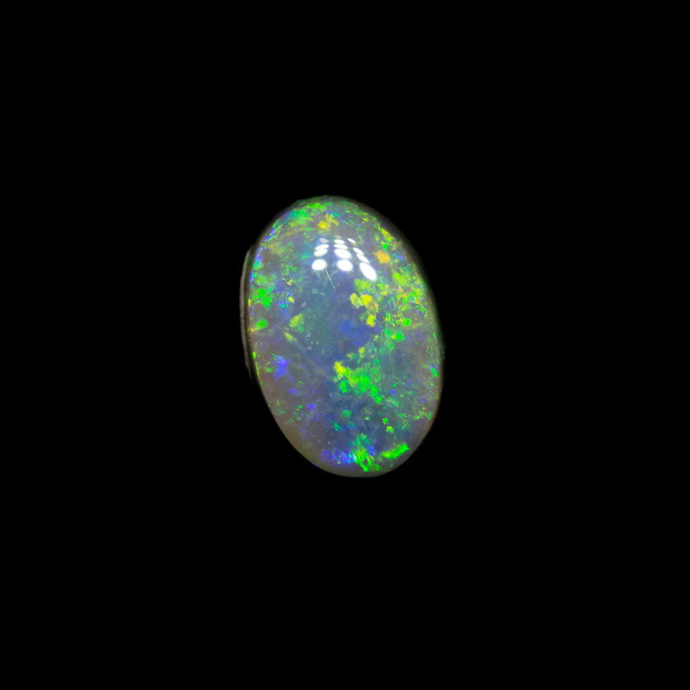 0.74 ct dark opal 7.3x5.1x2.9mm