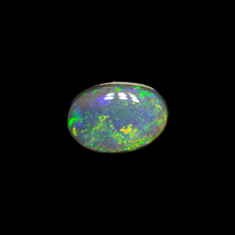 0.74 ct dark opal 7.3x5.1x2.9mm