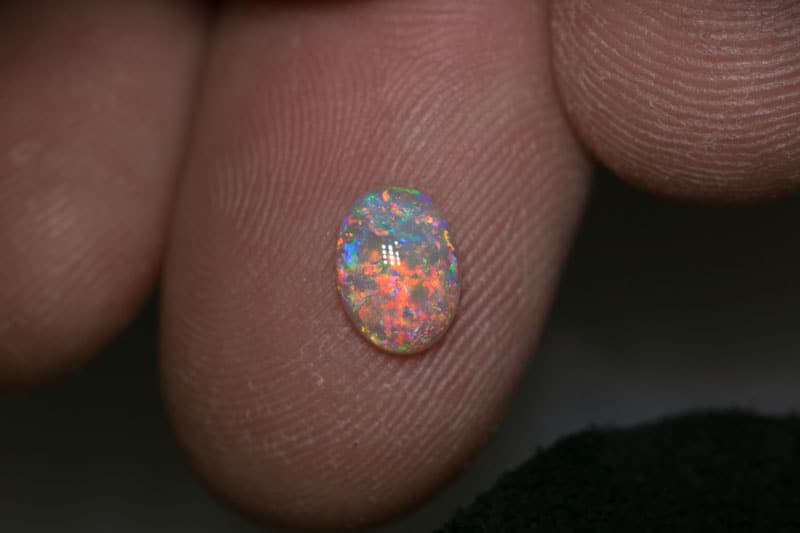 0.75 ct gem crystal opal 8x5x2.5mm
