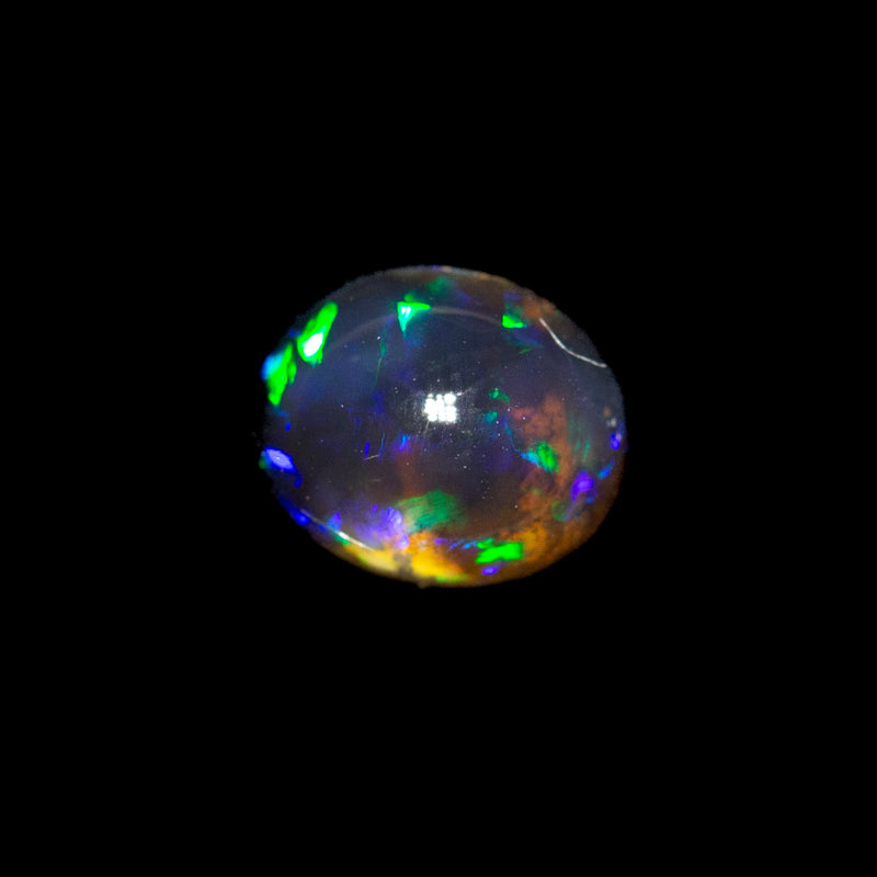 0.75 ct black opal 6.3x5.3x4mm