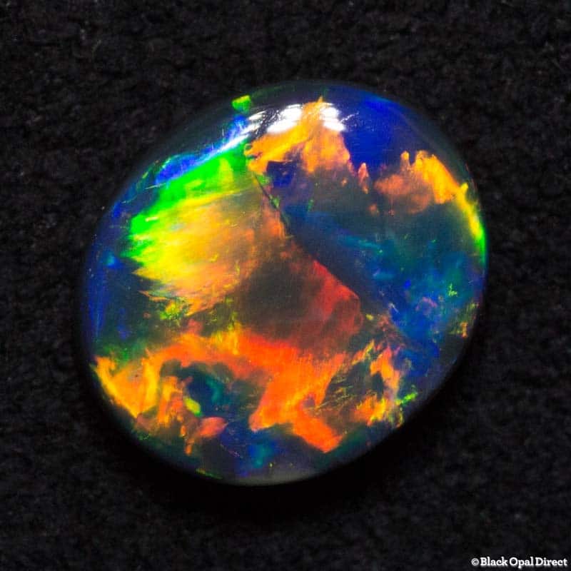 0.75ct gem black opal