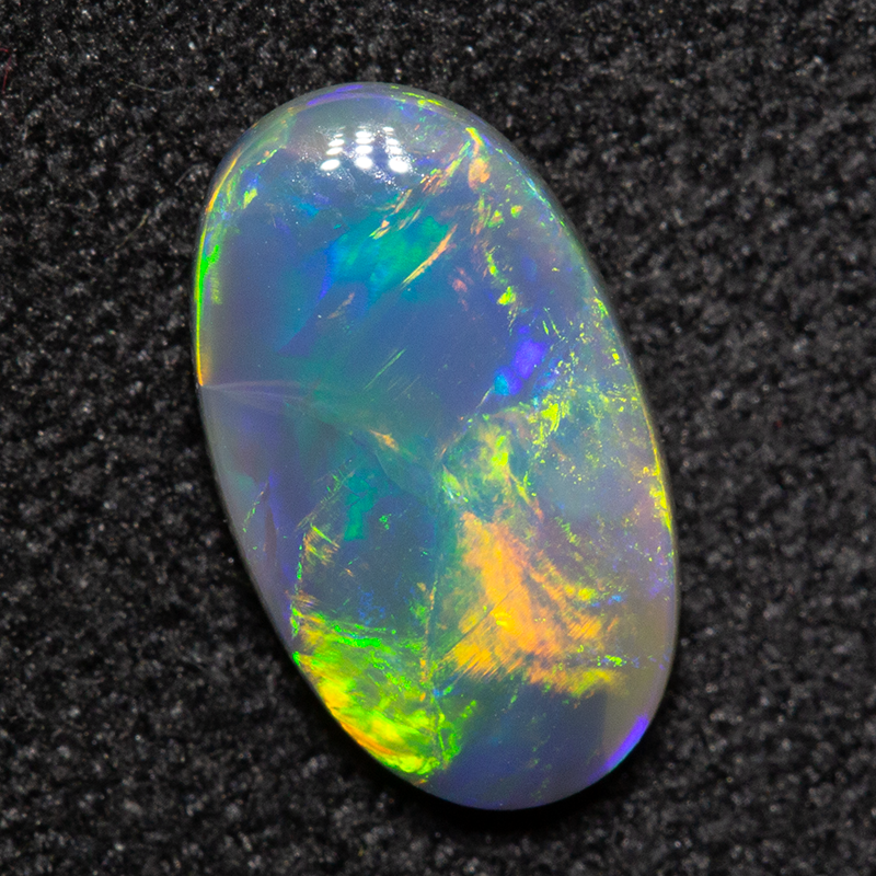 0.76 ct black opal 9.2x5.4x2.3mm