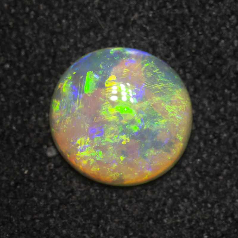 0.76 ct crystal opal 6.9x6.6x2.7mm