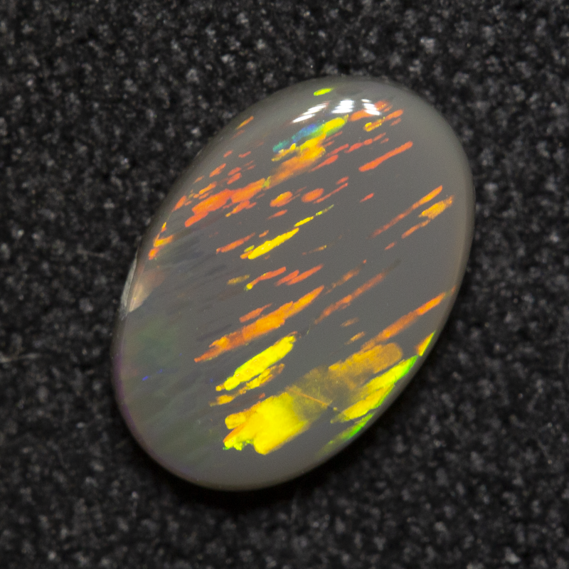 0.77 ct dark opal 8.2x5.5x2.4mm
