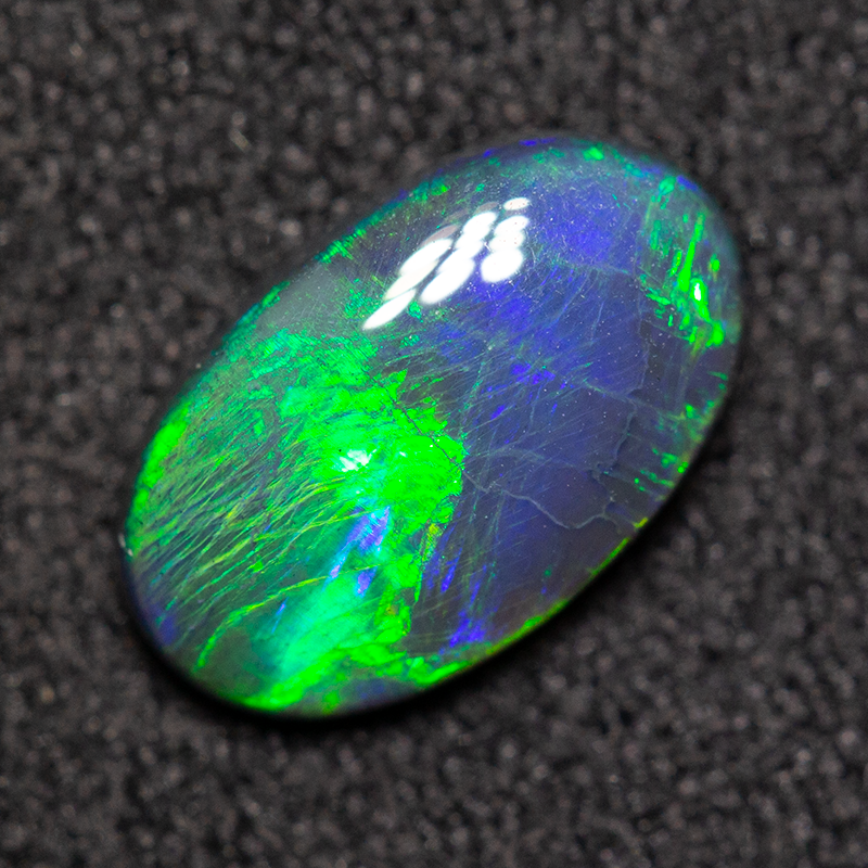 0.78 ct black opal 9.1x5.6x2.4mm