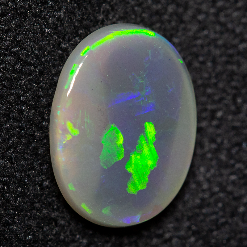 0.79 ct dark opal 8.5x6.5x2.1mm