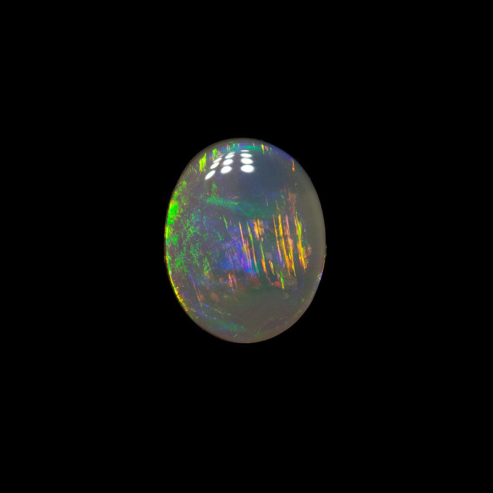 0.79 ct dark crystal opal 7.8x6.2x2.4mm
