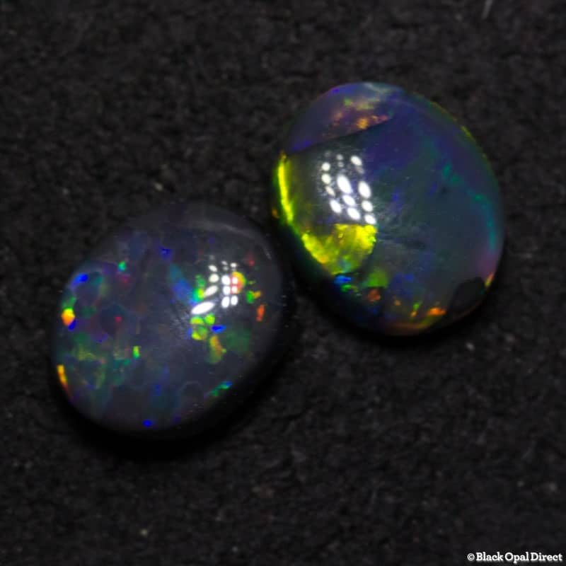 0.79ct black opal pair1