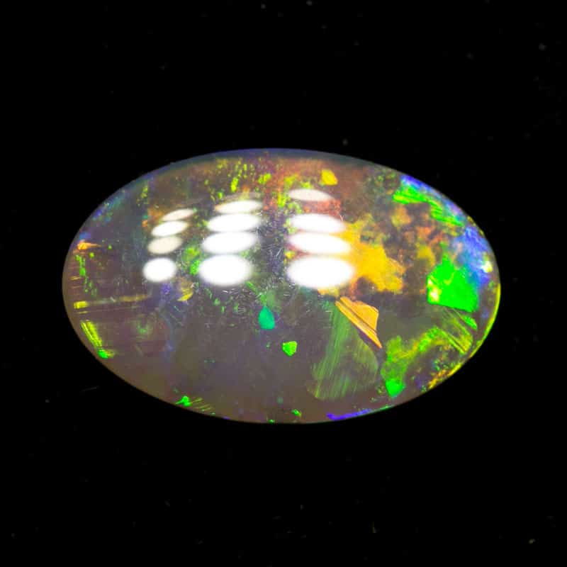 0.79 ct dark opal 10x6x2mm