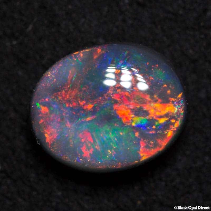 0.81ct black opal