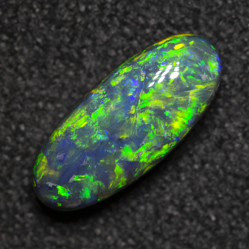 0.82 ct black opal 9.1x4x3.3mm