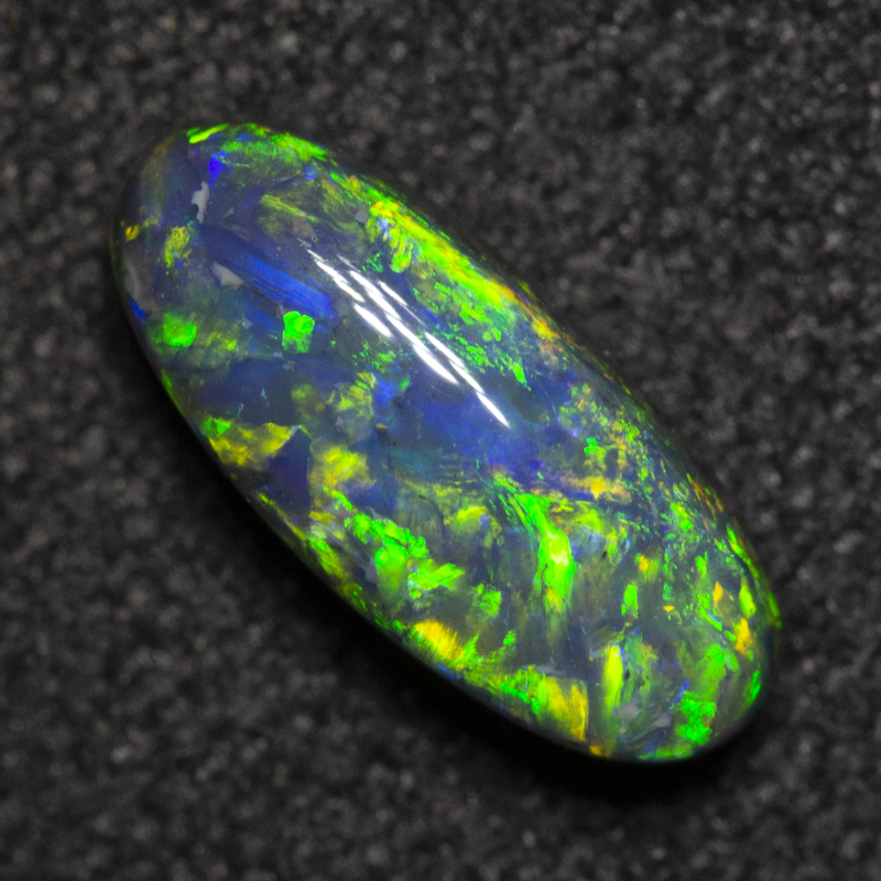 0.82 ct black opal 9.1x4x3.3mm