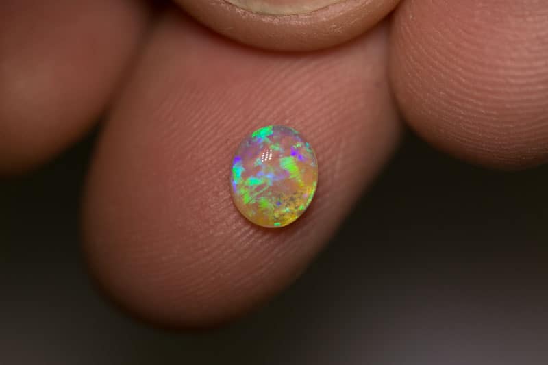0.83 ct crystal opal 7x6x3mm