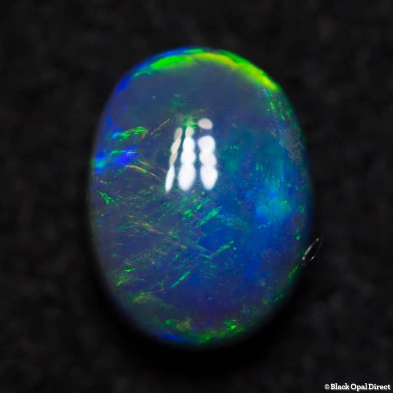 0.84ct black opal