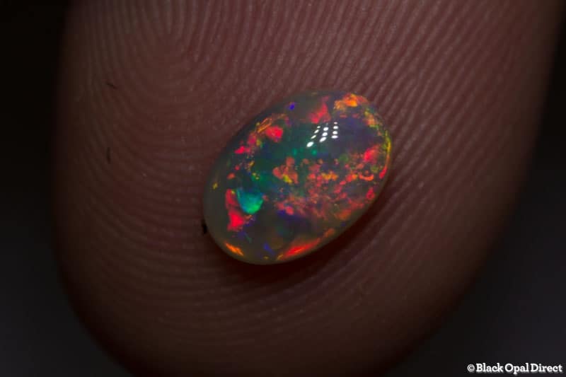 0.84 ct gem crystal opal 8x5.5x3mm