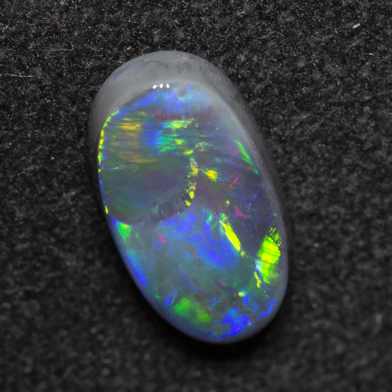 0.86 ct black opal 9x5.1x2.3mm
