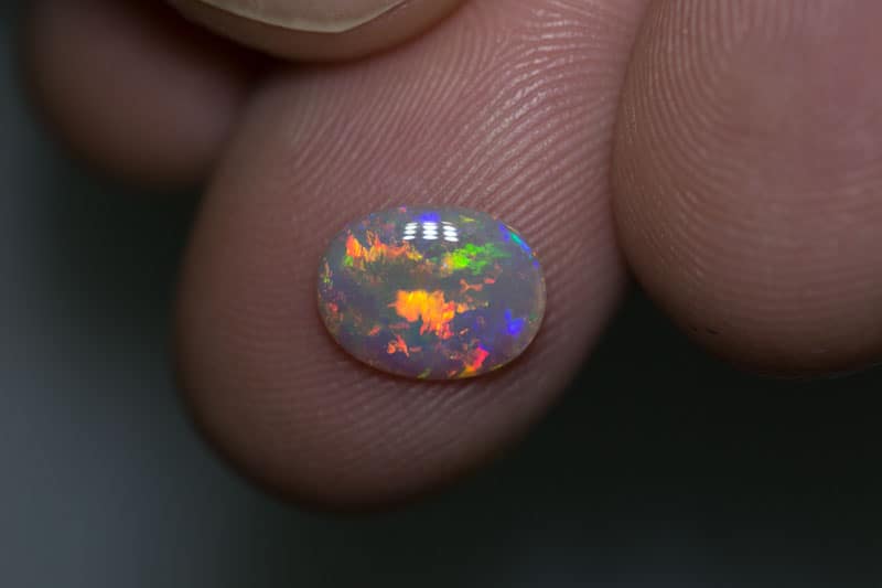 0.86 ct crystal opal 9.6x7x2mm