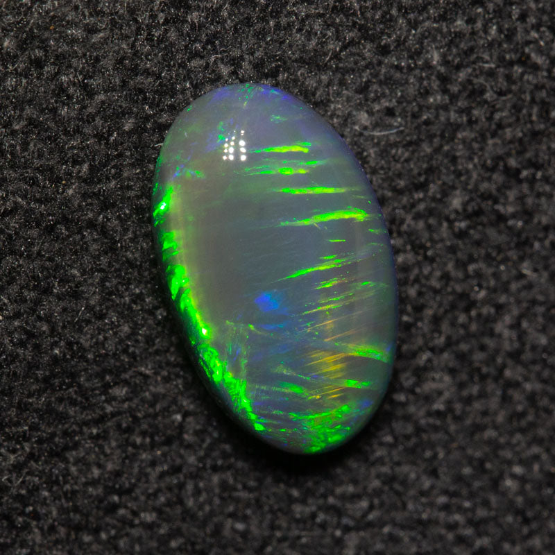 0.87 ct black opal 8.6x5x3.1mm