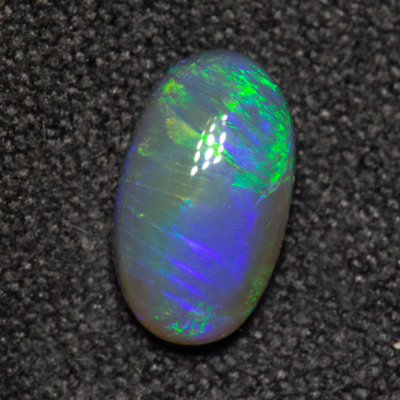 0.87 ct black opal 8.6x5x3.1mm